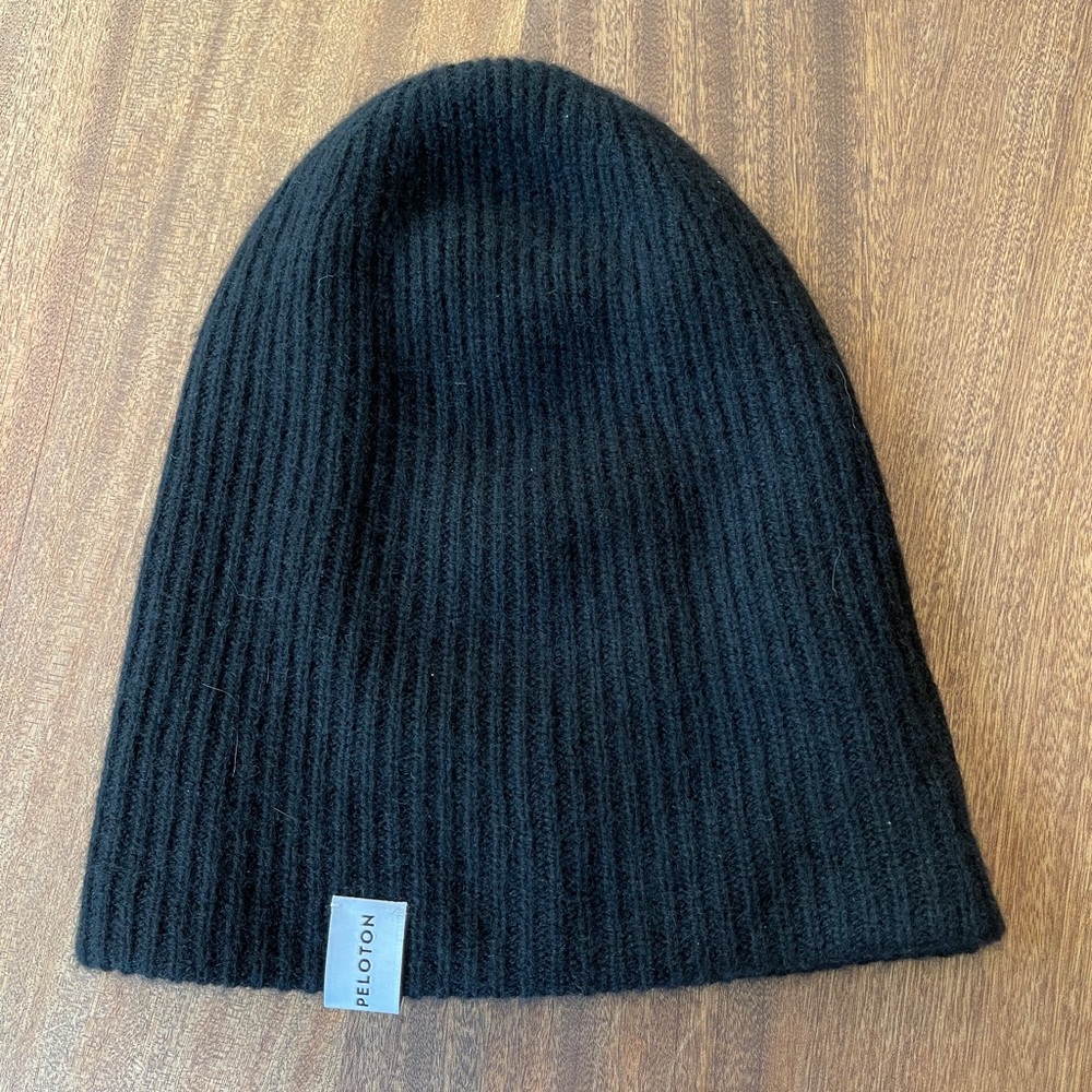 Peloton White + Warren Cashmere Beanie Super Rare!